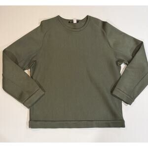 Alexander Wang Olive Green Crewneck Sweatshirt XL